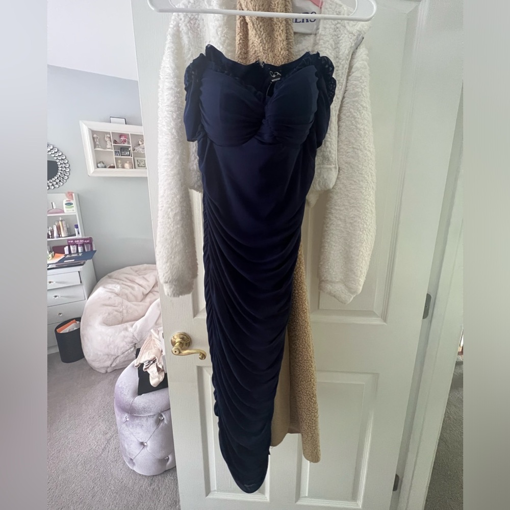 Ruched Midi Dress
